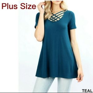 Teal tunic